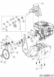 Ersatzteile MTD Schneefräse Optima ME 66 Typ: 31CY5FT3678  (2022) Fahrantrieb, Fräsantrieb 