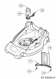 Ersatzteile WOLF-Garten Elektro Rasenmäher ohne Antrieb Expert 37 E Typ: 18BWG1H-650  (2020) Mulchklappe 