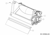 Ersatzteile MTD Benzin Rasenmäher ohne Antrieb Yard Machines 21 Typ: 11A-B03Z360  (2017) Leitstück hinten 
