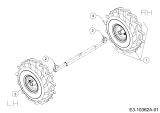 Cub Cadet Ersatzteile Motorhacken RT 35 21A-62M8710  (2017) Räder 11x4