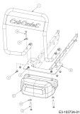 Cub Cadet Ersatzteile Motorhacken VT 100 21A-70M8710  (2017) Stoßstange