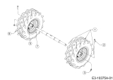 Cub Cadet Ersatzteile Motorhacken VT 100 21A-70M8710  (2017) Räder 13x5-6