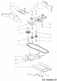 Ersatzteile Zubehör Garten- und Rasentraktoren Antriebe Tielbürger Anbaugeräte für A-Serie (NX-15) Antriebssatz SD Typ: 196-609-000  (2018) Antriebssatz für Seitenauswurf