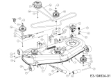 Cub Cadet Ersatzteile Zero Turn XZ1 137 17CICACW603  (2018) Mähwerk W (54/137cm)
