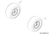 Cub Cadet Ersatzteile Zero Turn XZ8 S137I ULTIMA 47ATCAB7603 (2023) Räder vorne 13x6.5