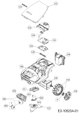 Ersatzteile Robomow Mähroboter RC308U Typ: PRD7006YG  (2017) Grundgerät