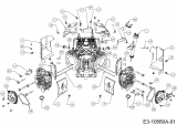 Ersatzteile MTD-Motoren Vertikal 9Q78XU Typ: 752Z9Q78XU  (2020) Abdeckungen, Ölmeßstab, Ventildeckel