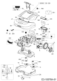 Ersatzteile Robomow Mähroboter RS630 (White) Typ: PRD6300BW  (2015) Elektromotore, Gehäuse, Messer, Räder