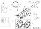 Ersatzteile Robomow Mähroboter RC308U Typ: PRD7006YG  (2017) Basisstation, Heringe und Rasennägel, Power-Räder, Stromversorgung, Verlängerung