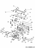 Cub Cadet Ersatzteile Mähroboter Lawnkeeper 1800 18AO18LF603  (2015) Frontplatine, Höhenverstellung, Schwimmer