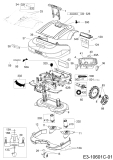 Ersatzteile Robomow Mähroboter RS615U (Red) Typ: 22BSBR-A619  (2019) Elektromotore, Gehäuse, Messer, Räder