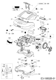Ersatzteile Robomow Mähroboter RS615U (White) Typ: 22ASBW-A619  (2018) Elektromotore, Gehäuse, Messer, Räder