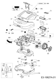 Ersatzteile Robomow Mähroboter RS635 PRO S (Black) Typ: PRD6300B1  (2017) Elektromotore, Gehäuse, Messer, Räder