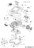 Ersatzteile Robomow Mähroboter RS635 PRO S (White) Typ: PRD6300W2  (2017) Elektromotore, Gehäuse, Messer, Räder