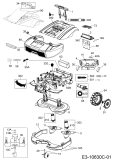 Cub Cadet Ersatzteile Mähroboter XR3 3000 22CSBAAD603 (2020) Elektromotore, Gehäuse, Messer, Räder