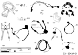 Ersatzteile Robomow Mähroboter RS615 PRO Typ: PRD6100G  (2017) Kabel, Kabelanschluß, Regensensor, Werkzeug