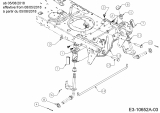 Ersatzteile WOLF-Garten Rasentraktor E 13/96 T Typ: 13H2765F650  (2019) Vorderachse ab 05/08/2018 