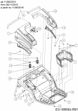 Ersatzteile MTD Rasentraktor 23/42 K Typ: 13AQA1KR308  (2018) Sitzwanne ab 11/06/2018 