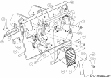 Cub Cadet Ersatzteile Rasentraktoren XT3 QR106E 13BIA5CR603  (2020) Batteriekasten, Heckplatte