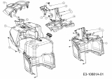 Ersatzteile MTD Rasentraktor 23/42 K Typ: 13AQA1KR308  (2018) Messerspindel 618-06980 