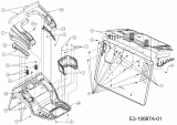 Ersatzteile WOLF-Garten Rasentraktor 95.180 H Typ: 13BTA1VB650  (2018) Sitzwanne, Trittbrett 