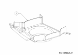 Ersatzteile MTD Rasentraktor LT 105 EXHK Typ: 13AG71KN682  (2019) Luftführung 