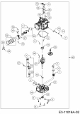 Ersatzteile MTD-Motoren Vertikal 7X70JWA Typ: 752Z7X70JWA (2020) Short Block