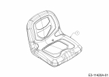 Ersatzteile Gartenland Rasentraktoren GL 14-92 H Typ: 13AB71KE640 (2021) Sitz