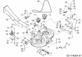 Ersatzteile MTD Rasentraktor LT 105 EXHK Typ: 13AG71KN682  (2019) Mähwerk N (41/105cm) 