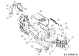 Cub Cadet Ersatzteile Rasentraktoren LT3 PR105 13AJ71DN603  (2020) Motorhaube D-Style
