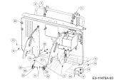 Cub Cadet Ersatzteile Rasentraktoren XT3 QR106E 13AFA5CR603  (2020) Grasfangsackaufnahme, Hubzylinder