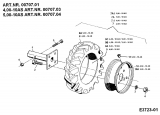 Ersatzteile Zubehör Einachser Räder ASR 650 (5,00-10AS) für 550, 650 Typ: 00707.04  (1989) Räder