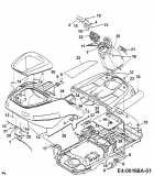 Cub Cadet Ersatzteile Zero Turn Z 42 53BA1B2G603  (1999) Verkleidungen