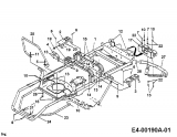 Cub Cadet Ersatzteile Zero Turn Z 42 53BA1B2G603  (1999) Rahmen