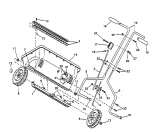 Ersatzteile Zubehör handgeführte Geräte Streuer 45-0279  (190-703-000) Typ: 190-703-000  (2001) Grundgerät