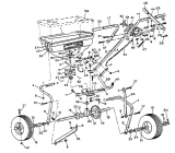 Ersatzteile Zubehör handgeführte Geräte Streuer 45-02101  (190-454-000) Typ: 190-454-000  (1998) Grundgerät