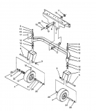 Cub Cadet Ersatzteile Zero Turn Z 48 53BA1C6M603  (1998) Vorderachse