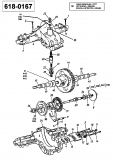 Ersatzteile Gutbrod Rasentraktoren Sprint 3000 Typ: 13AT76GN604  (1997) Getriebe