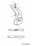 Ersatzteile Zubehör Garten- und Rasentraktoren Mulch Kits für 600 Serie (RT-99) mit Mähwerk H (46/117cm) Typ: OEM-190-118  (2006) Grundgerät