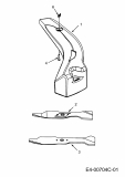 Ersatzteile Zubehör Garten- und Rasentraktoren Mulch Kits für 900 Serie (NX-09) mit Mähwerk H (46/117cm) Typ: OEM-190-118  (2009) Grundgerät