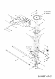 Ersatzteile Zubehör Garten- und Rasentraktoren Bodenfräse für 800 Serie (RT-99) Typ: 190-825-000  (2001) Gewicht, Hydraulikpumpe, Keilriemen