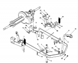 Ersatzteile Yard-Man Rasentraktoren DX 70 Typ: 13A-325-643  (2000) Mähwerksaushebung