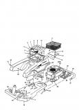 Ersatzteile Mastercut Rasentraktoren F 125 Typ: 13A-520-659  (2000) Rahmen, Stoßstange, Verkleidung