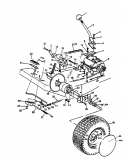 Ersatzteile Mastercut Rasentraktoren F 125 Typ: 13A-520-659  (2000) Vorderachse