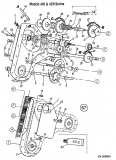 Ersatzteile MTD Motorhacke T/410 Typ: 21AA412C678  (2002) Getriebe 