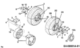 Ersatzteile Gutbrod Laubsauger mit Häckselfunktion 202 Typ: 24A-202B604  (1999) Räder