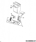 Ersatzteile MTD Häcksler 315 A Typ: 24A-315A678  (1999) Fangsack, Saugdüse 