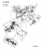 Ersatzteile MTD Schneefräse E 740 F Typ: 31AV7F0F678  (2005) Fahrantrieb 