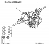Ersatzteile MTD Rasentraktor H 140/96 Typ: 13AA695F600  (2003) Hydrostat, Räder hinten 