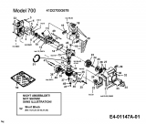 Ersatzteile MTD Motorsense 700 Typ: 41DD700G678  (2004) Motor 